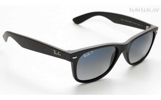 Ray-Ban New Wayfarer Matte Polarised (RB2132 601S78 55mm) saules brilles